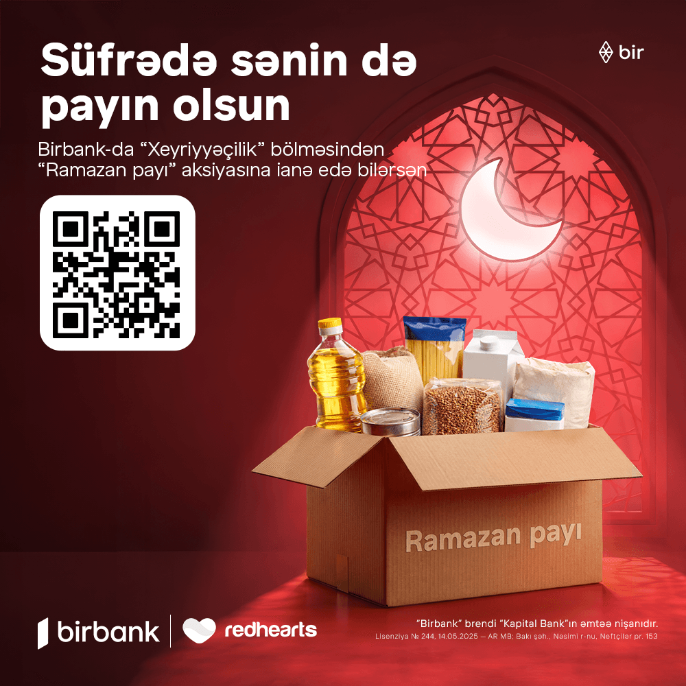 Qırmızı Ürəklər Fondundan Ramazan ayında həmrəylik çağırışı - Şəkil 1