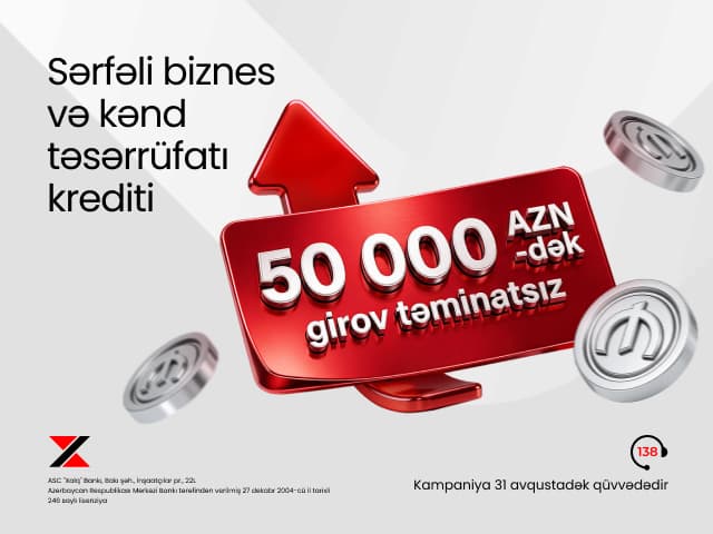 Xalq Bankdan sahibkarlar üçün girovsuz biznes krediti - Şəkil 1