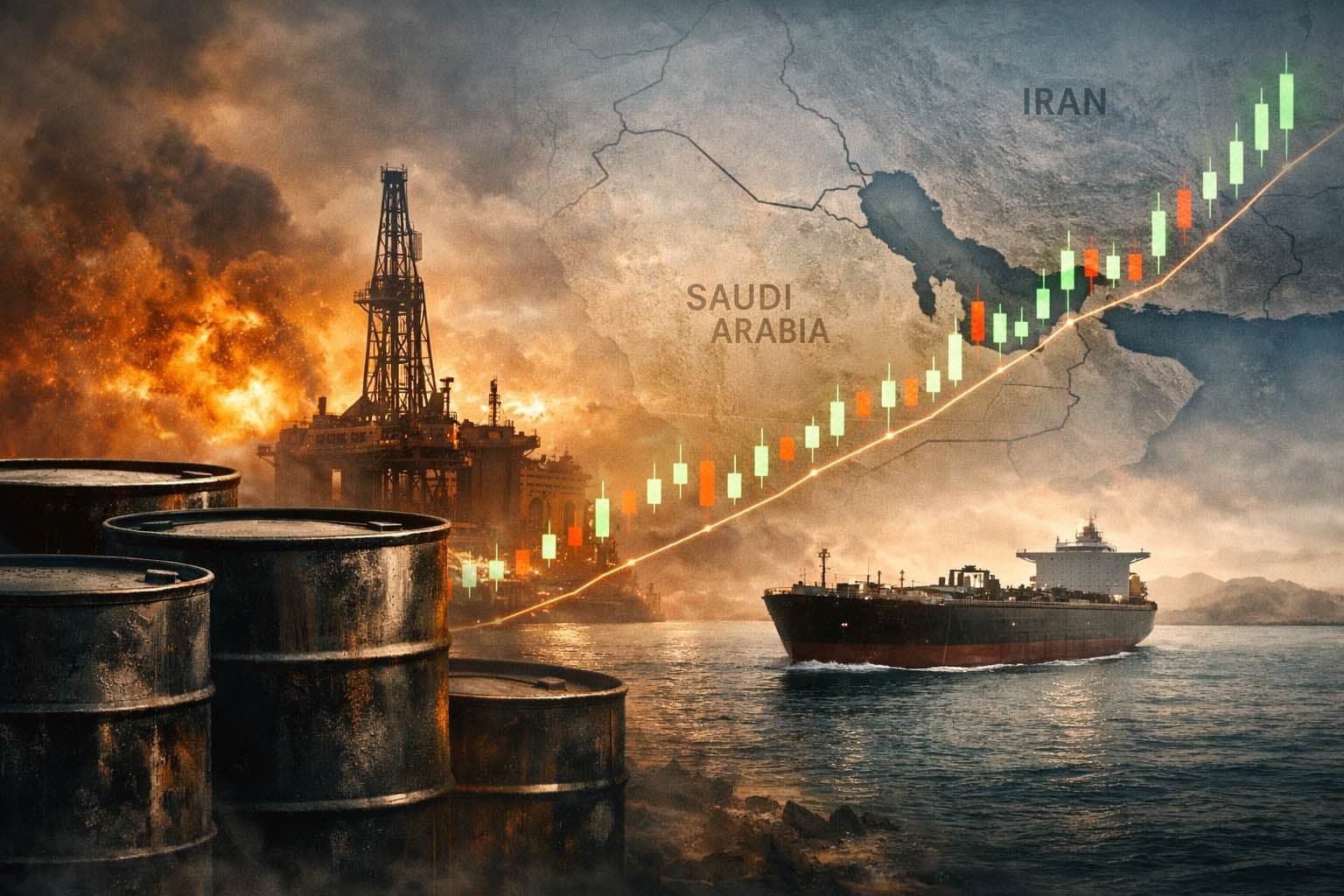 Yaxın Şərqdə hərbi münaqişə bazarlara təsir göstərdi: neft bahalaşdı, dollar qalxdı, səhmlər ucuzlaşdı