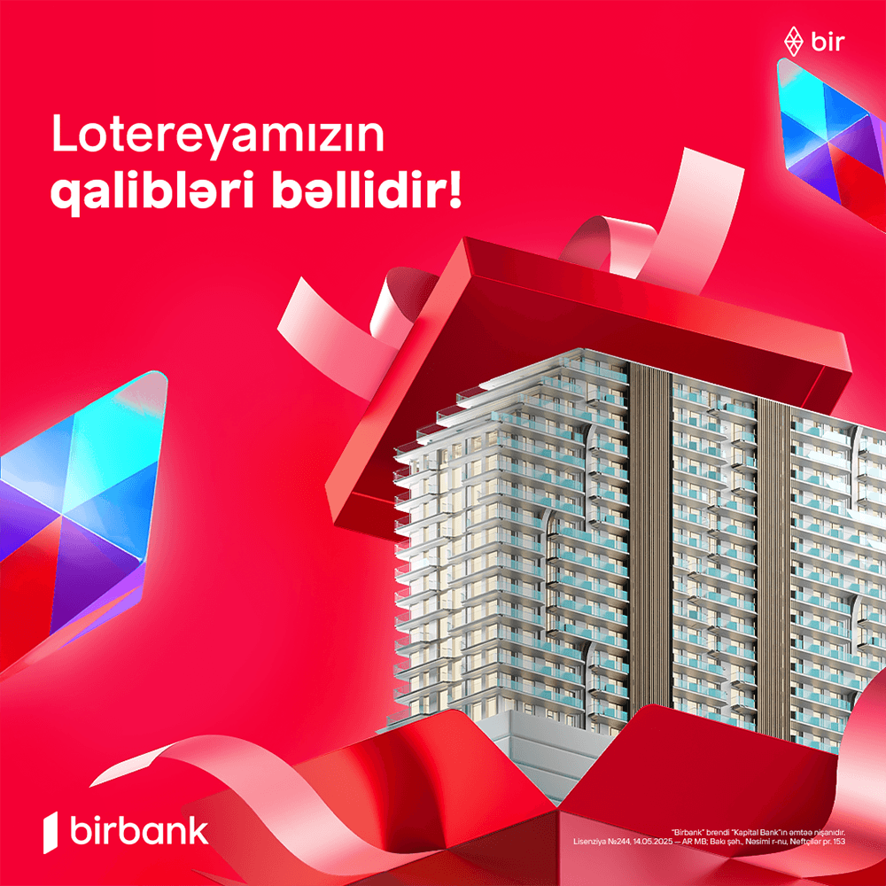 Birbank-ın Yeni il lotereyasında mənzilin sahibi bəlli oldu - Şəkil 1