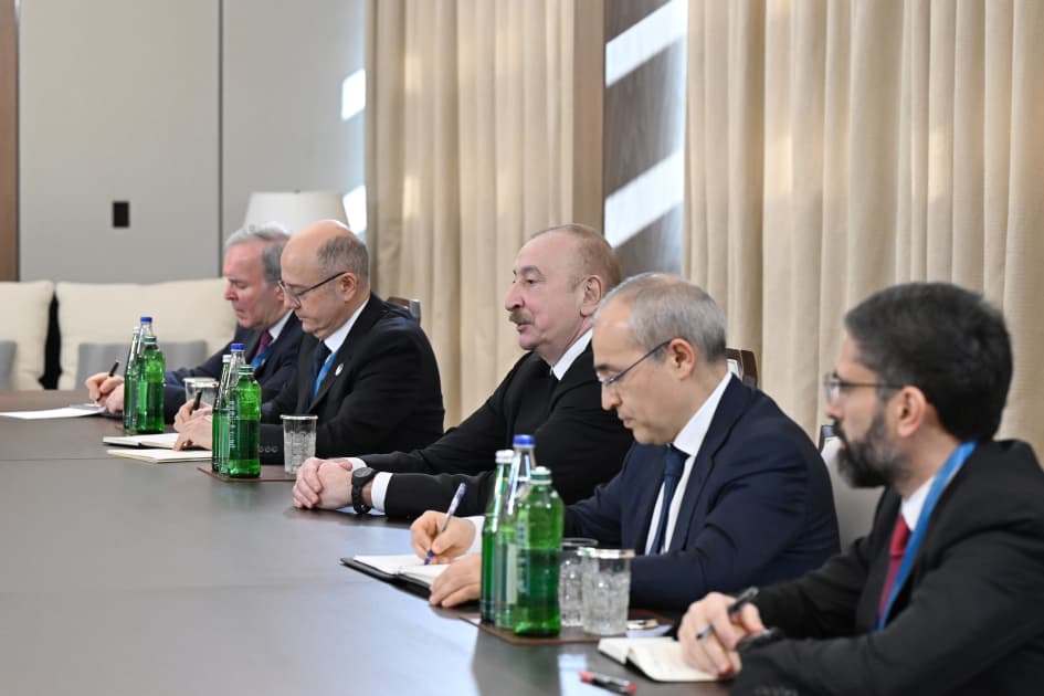 Prezident İlham Əliyev Avropa Komissiyasının enerji və mənzil siyasəti üzrə komissarını qəbul edib - Şəkil 5