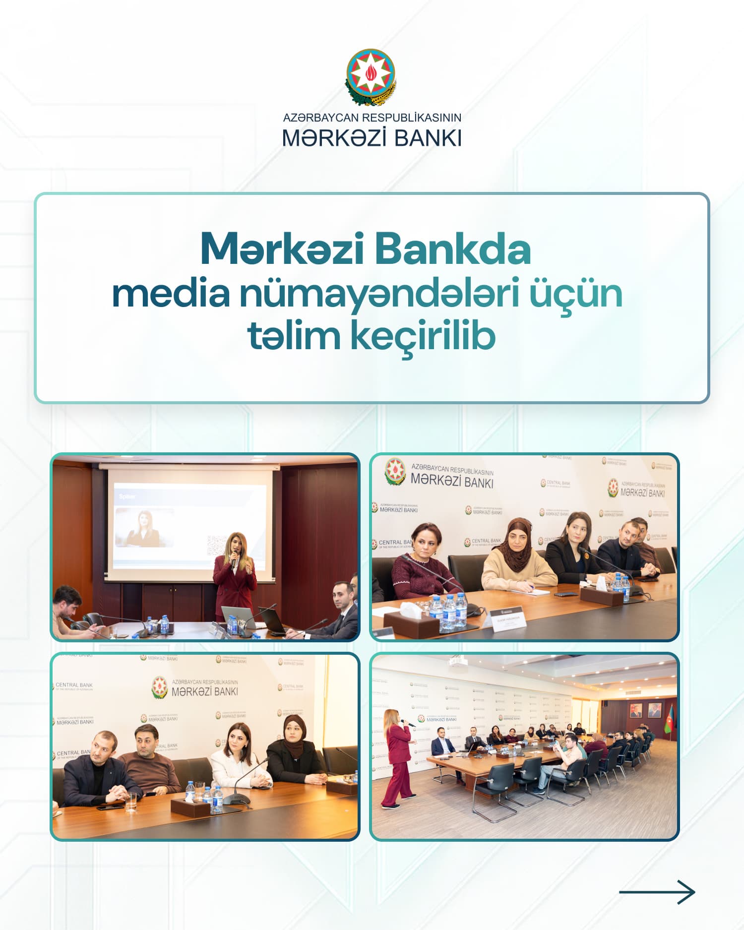 Azərbaycan Mərkəzi Bankı media nümayəndələri üçün “Rəqəmsal maliyyə ekosistemi” mövzusunda təlim keçirib - Şəkil 2