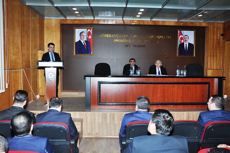 Tovuzda qəhvəyi mərmər bağacığına qarşı mübarizə işinə həsr olunmuş tədbir keçirilib - Şəkil 3