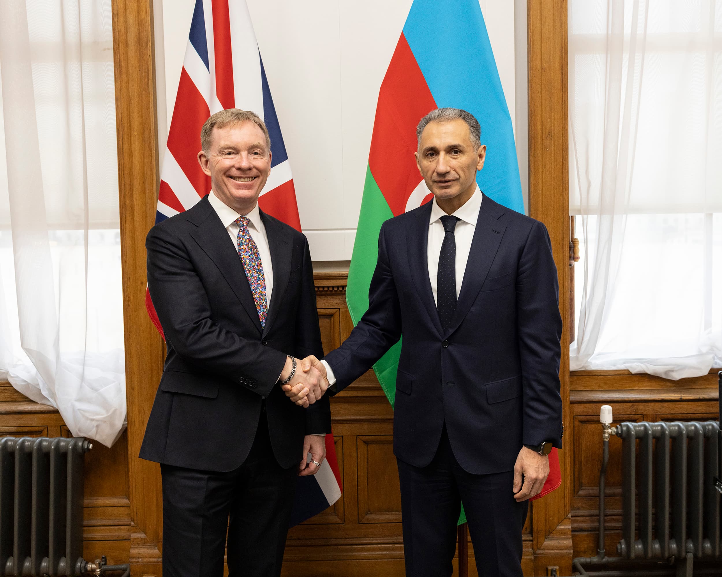 Nazir Rəşad Nəbiyev Böyük Britaniyanın ticarət naziri ilə görüşüb