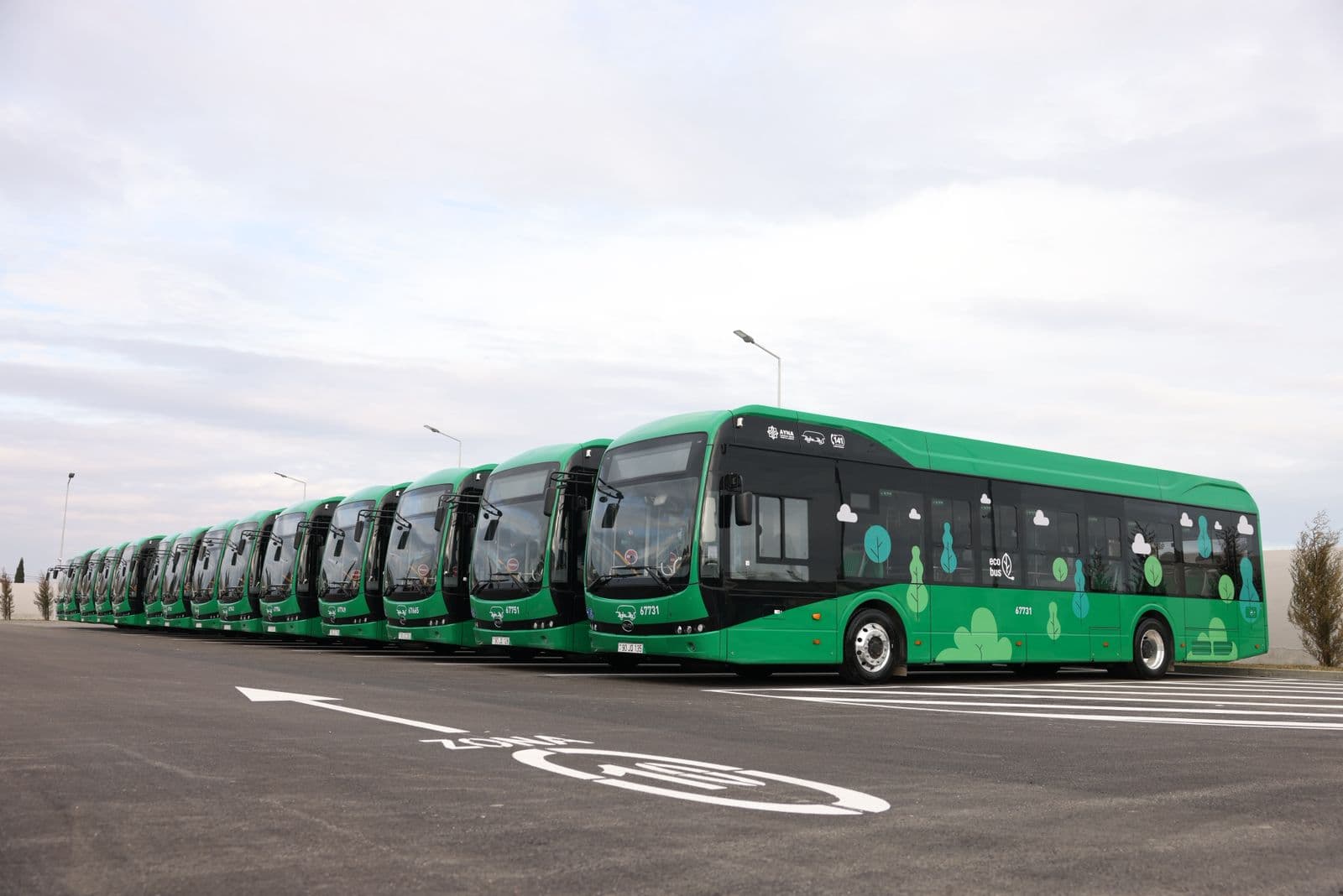 Bakı şəhərində “Albalılıq elektrik avtobus deposu” istifadəyə verilib - Şəkil 4