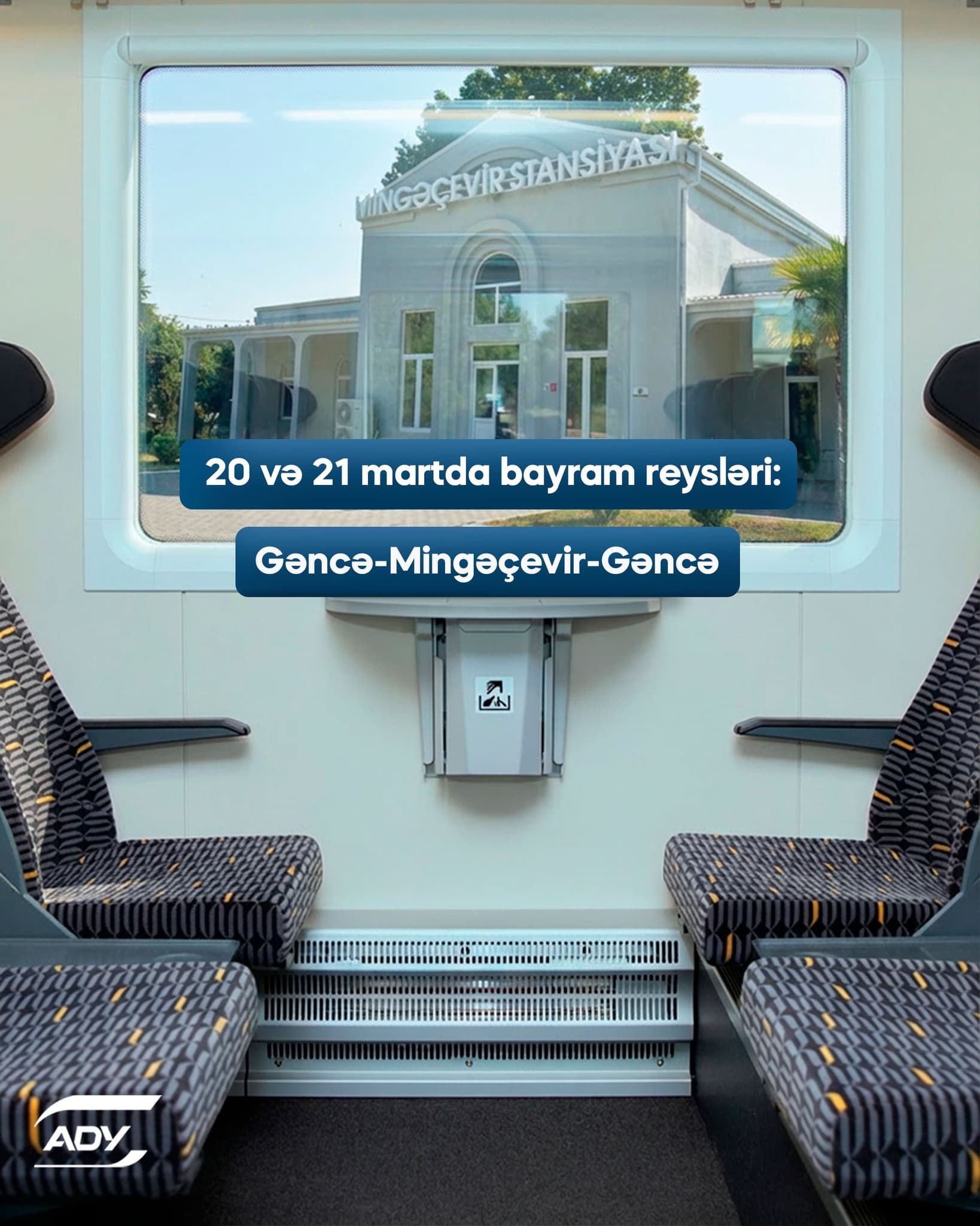 Novruz bayramında Gəncə–Mingəçevir qatar reysləri təşkil olunacaq - Şəkil 1