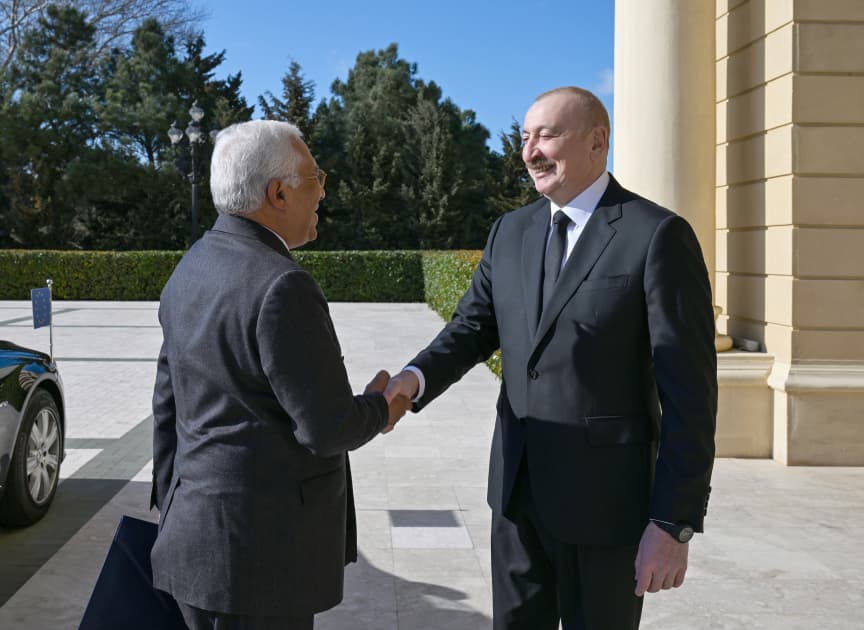 Prezident İlham Əliyevin Avropa İttifaqı Şurasının Prezidenti ilə təkbətək görüşü keçirilib - Şəkil 7