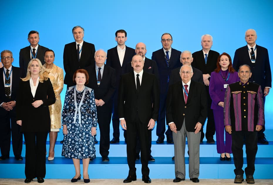Prezident İlham Əliyev XIII Qlobal Bakı Forumun açılış mərasimində çıxış edib - Şəkil 25