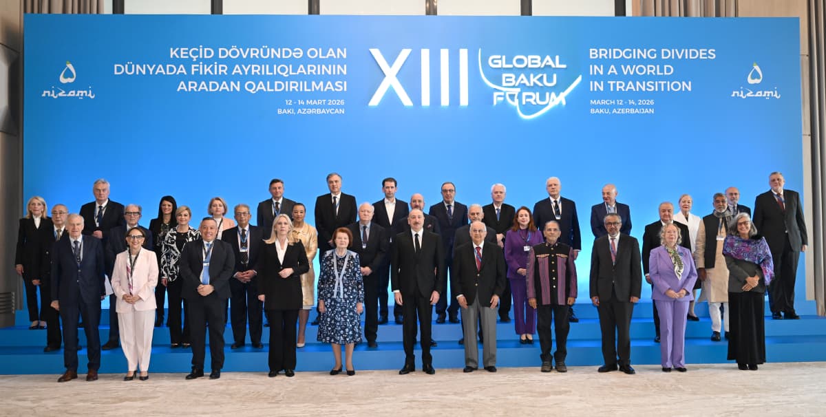 Prezident İlham Əliyev XIII Qlobal Bakı Forumun açılış mərasimində çıxış edib