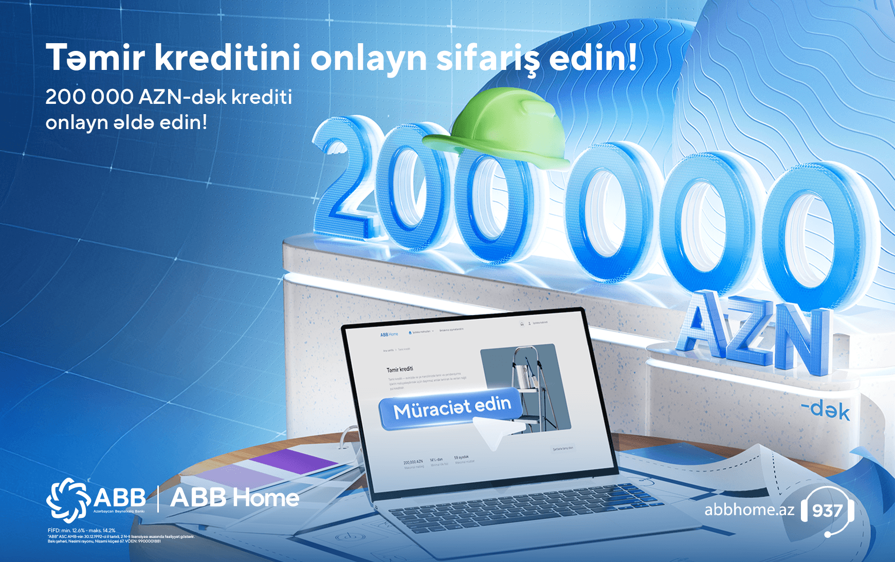 ABB-dən 200 000 manata qədər təmir krediti - Şəkil 1