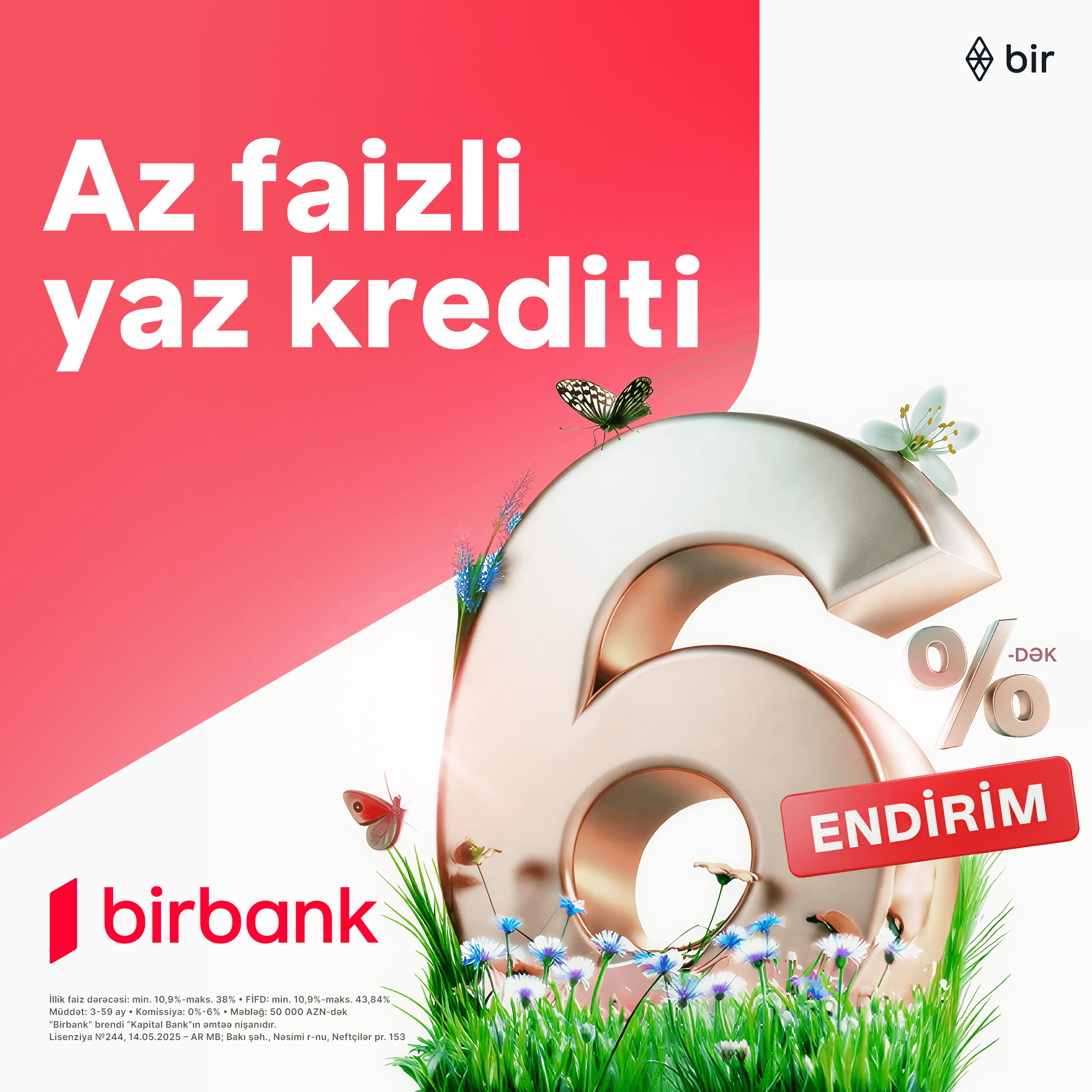 Kapital Bank-dan Novruz fürsəti: nağd kreditlərə 6%-dək endirim - Şəkil 1