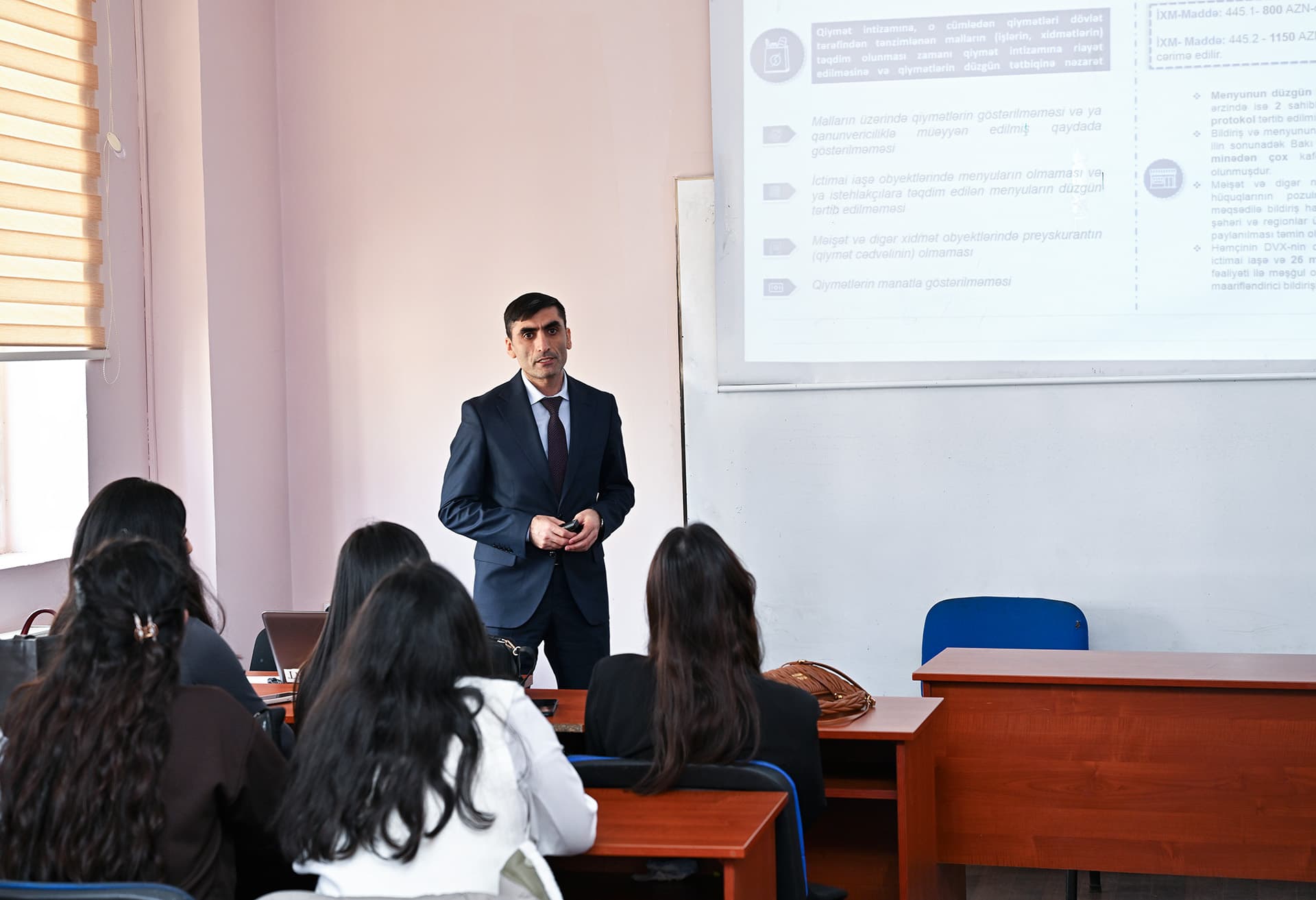 Azərbaycan Turizm və Menecment Universitetinin tələbələri üçün açıq dərs keçirilib - Şəkil 3