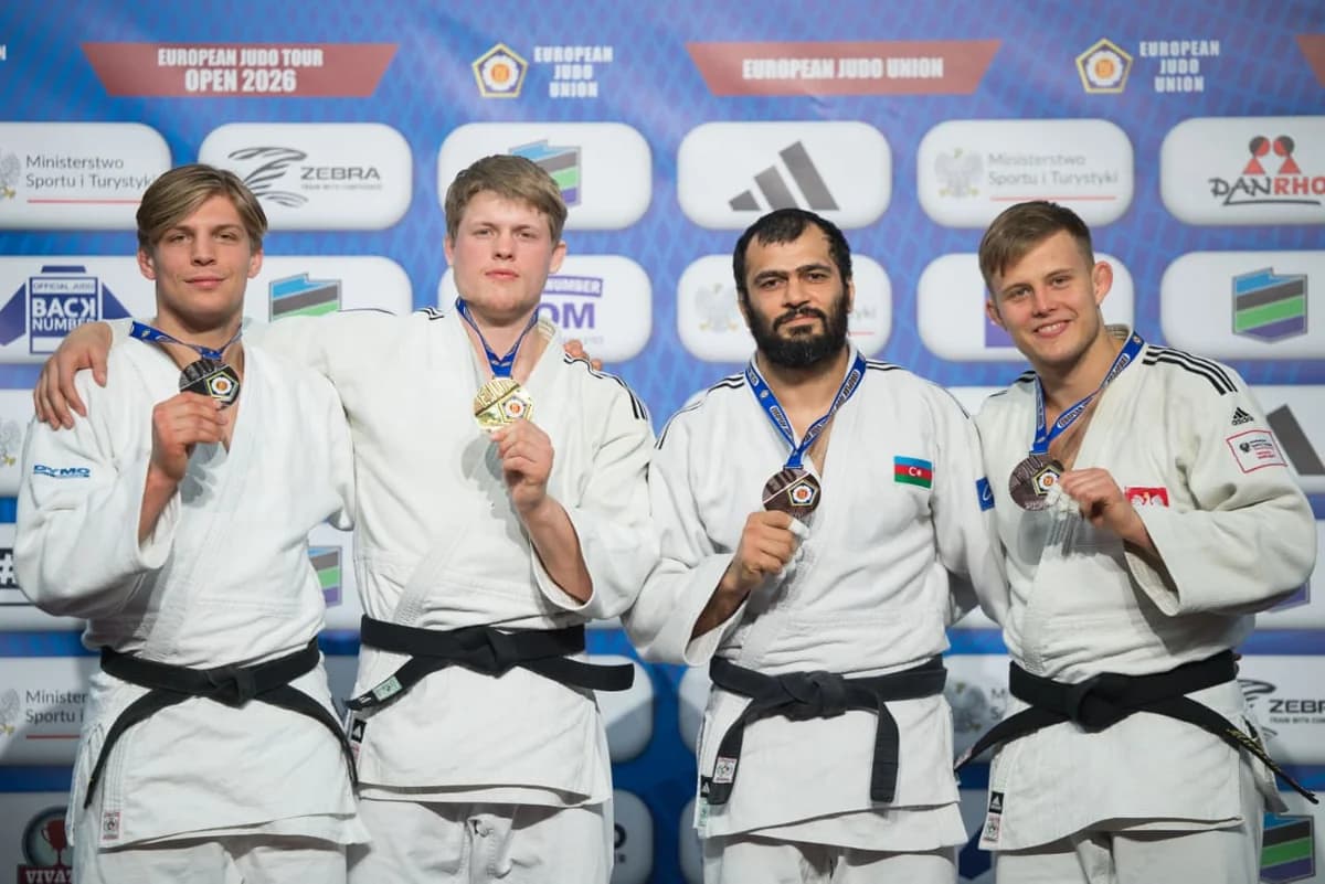 Azərbaycan cüdoçuları European Open 2026 turnirində iki medal qazanıblar