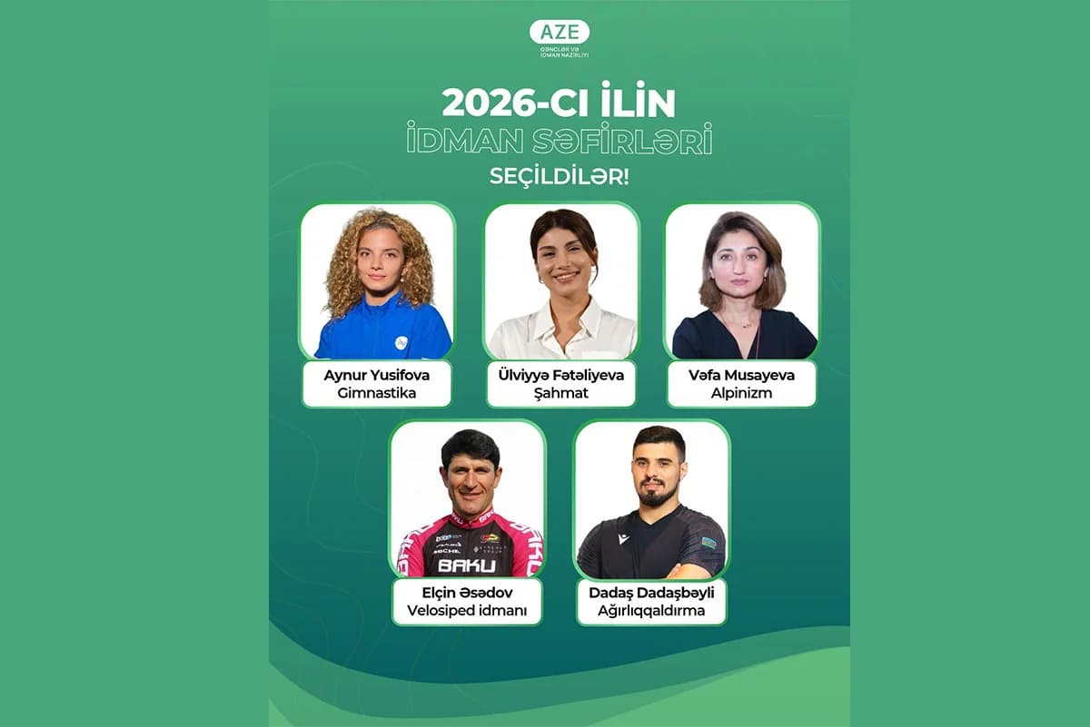 Azərbaycanda 2026-cı ilin “idman səfirləri” müəyyənləşib