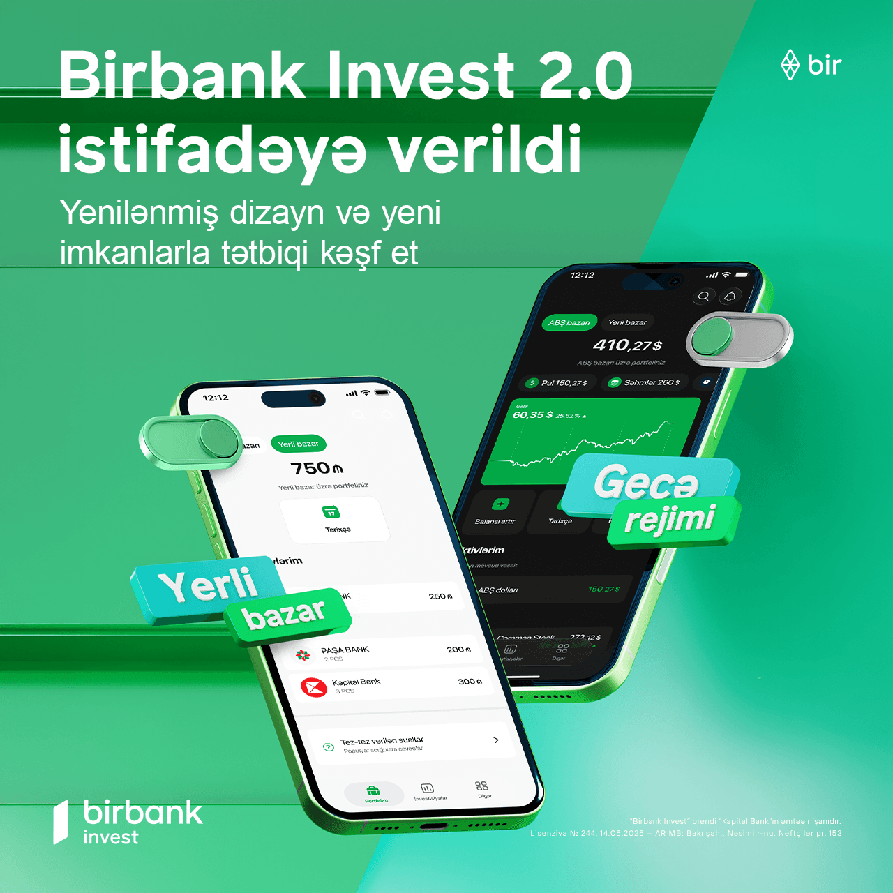 Birbank Invest 2.0 təqdim olundu – Azərbaycan kapital bazarında yeni investisiya imkanları - Şəkil 1