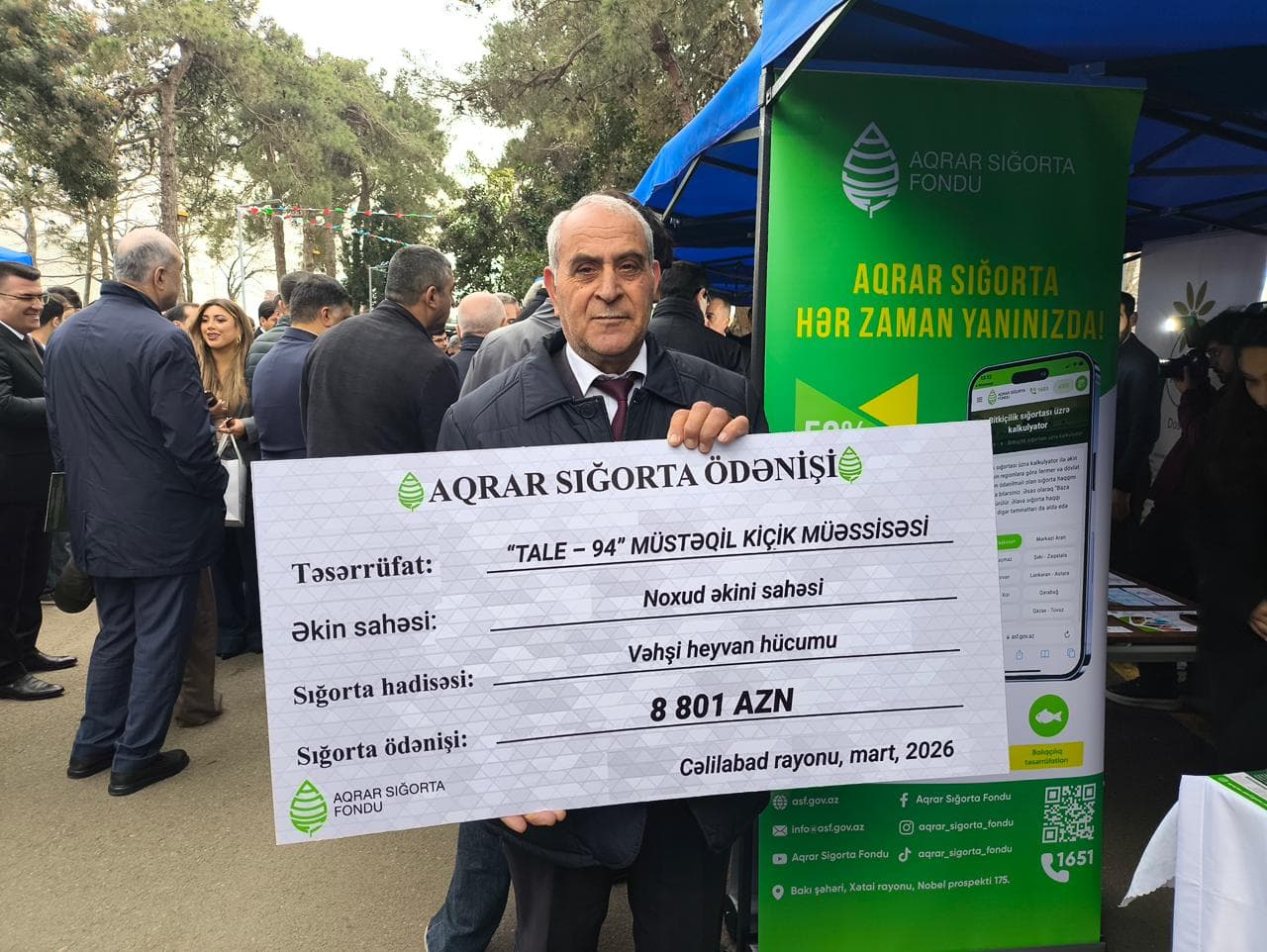 Azərbaycanda dövlət dəstəkli aqrar sığortadan ilk dəfə noxud sahəsi faydalanıb - Şəkil 3