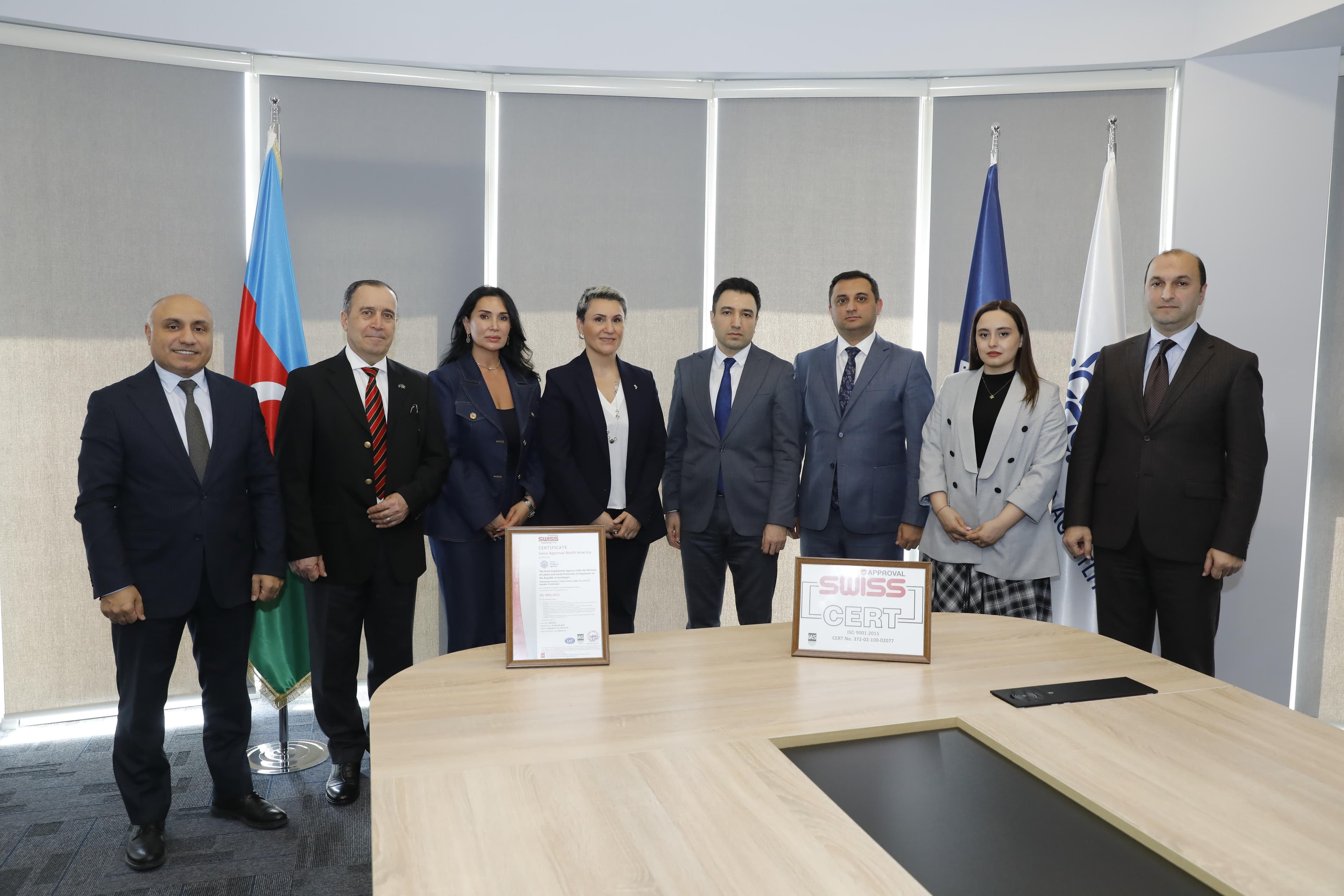 Agentlik ISO 9001:2015 beynəlxalq standartı üzrə sertifikata layiq görülüb - Şəkil 1