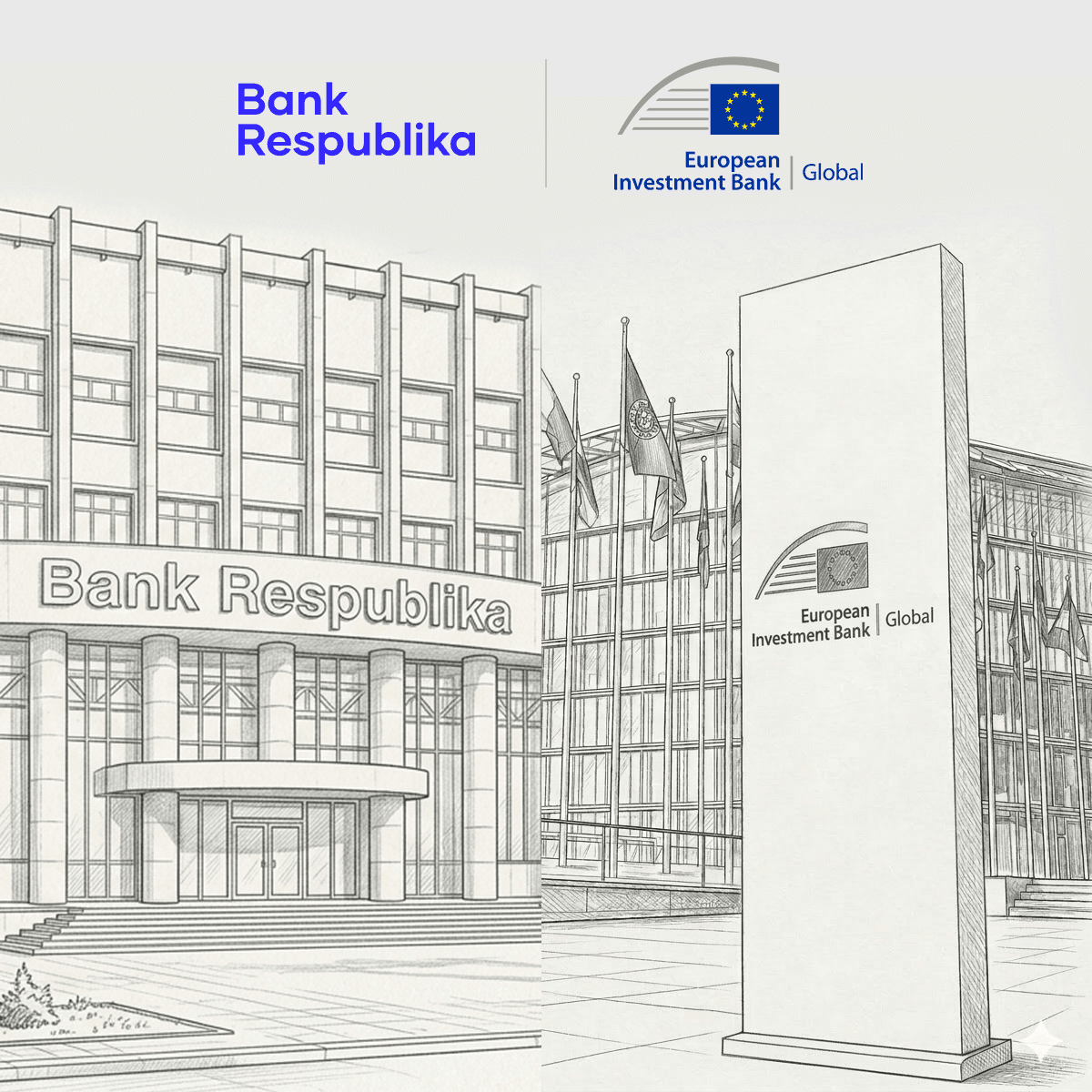 Bank Respublika və EIB Global arasında Mərkəzi Bankın hedc mexanizminin tətbiqi ilə kredit sazişi bağlandı - Şəkil 1