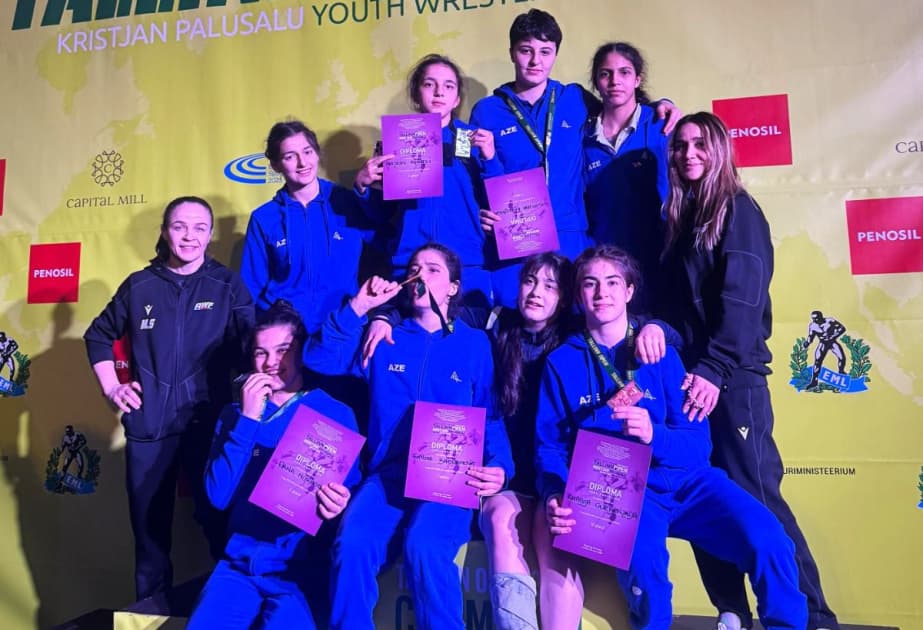 Azərbaycan güləşçiləri “Tallin Open”də 5 medal qazandı
