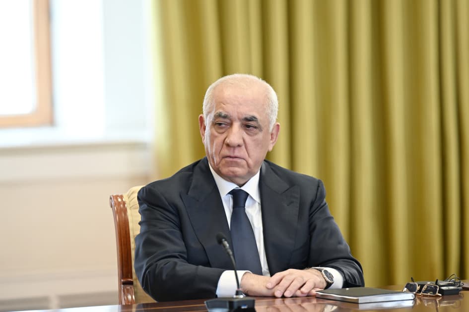 Prezident İlham Əliyev Türk Dövlətləri Təşkilatına üzv dövlətlərin hökumət başçılarının görüşünün iştirakçılarını qəbul edib - Şəkil 10