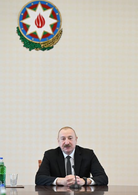 Prezident İlham Əliyev Türk Dövlətləri Təşkilatına üzv dövlətlərin hökumət başçılarının görüşünün iştirakçılarını qəbul edib - Şəkil 15