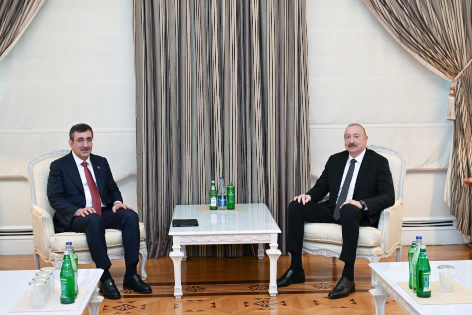 Prezident İlham Əliyev Türkiyənin Vitse-prezidentininin başçılıq etdiyi nümayəndə heyətini qəbul edib