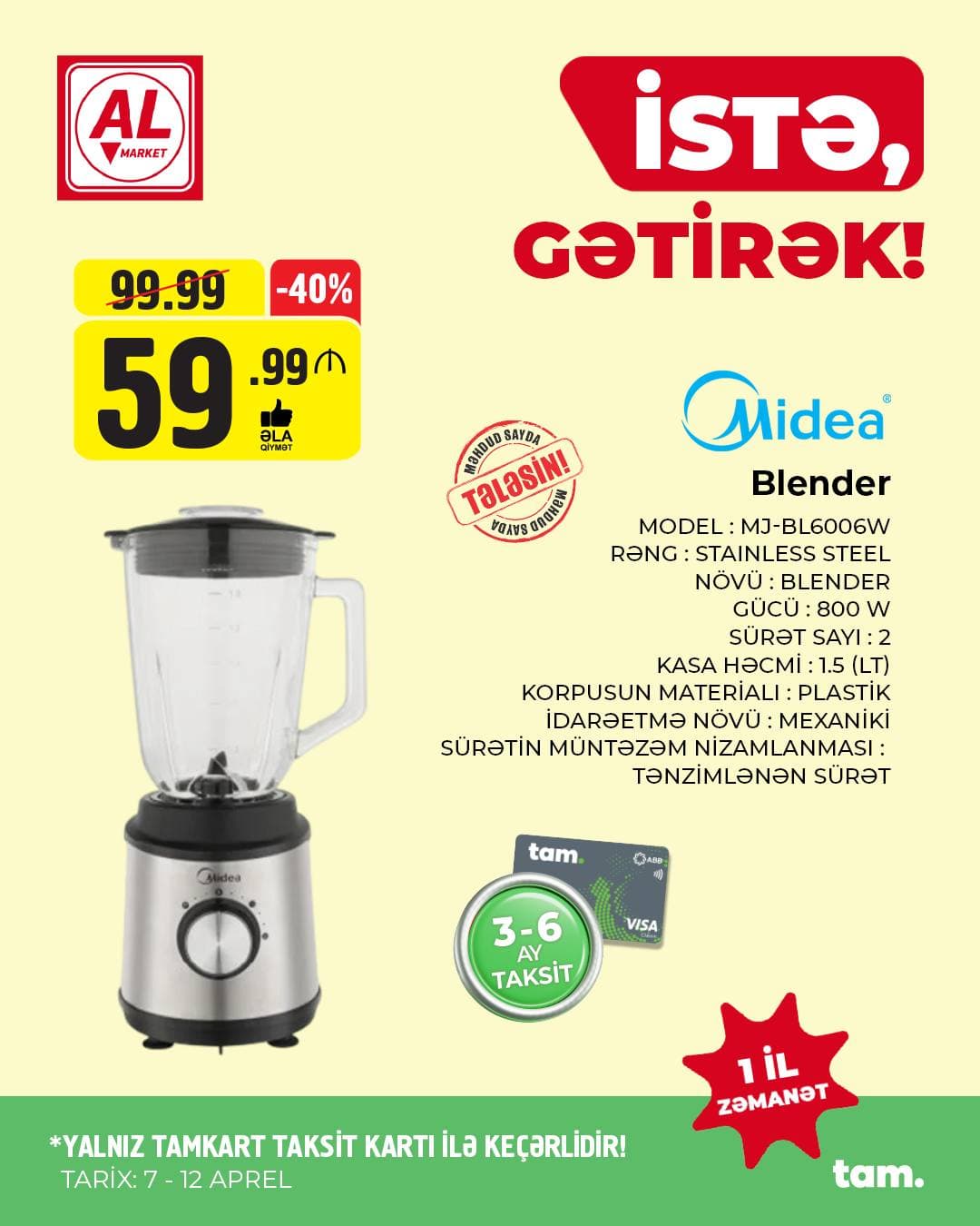 “İstə, Gətirək!” xidməti ilə məişət texnikasında endirimlər - Şəkil 3