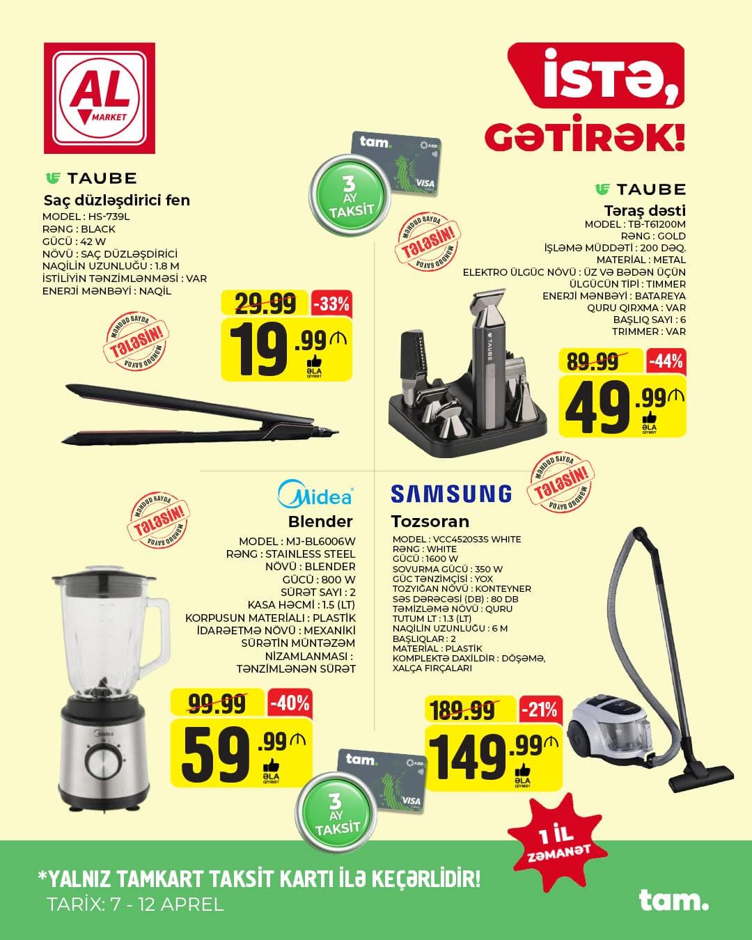 “İstə, Gətirək!” xidməti ilə məişət texnikasında endirimlər - Şəkil 5