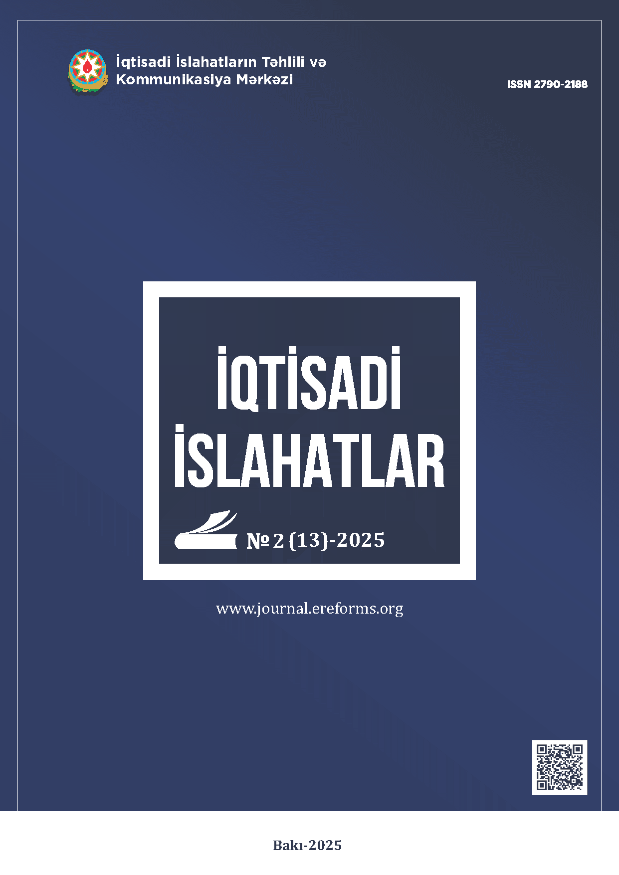 “İqtisadi islahatlar” jurnalının yeni sayı süni intellekt və iqtisadiyyat mövzularını əhatə edir