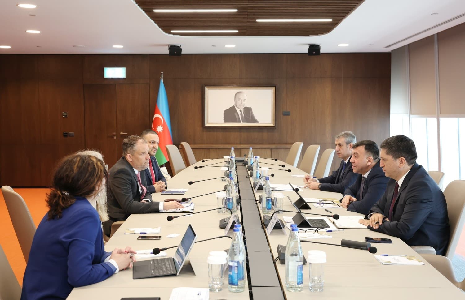 Almaniyanın BiWE təşkilatının İdarə Heyətinin sədri ilə görüş keçirilib