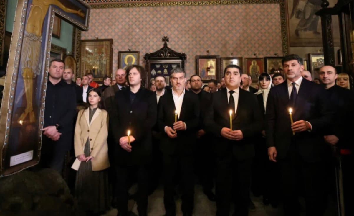 Gürcüstanda pravoslav xristianlar Pasxa bayramını qeyd edirlər