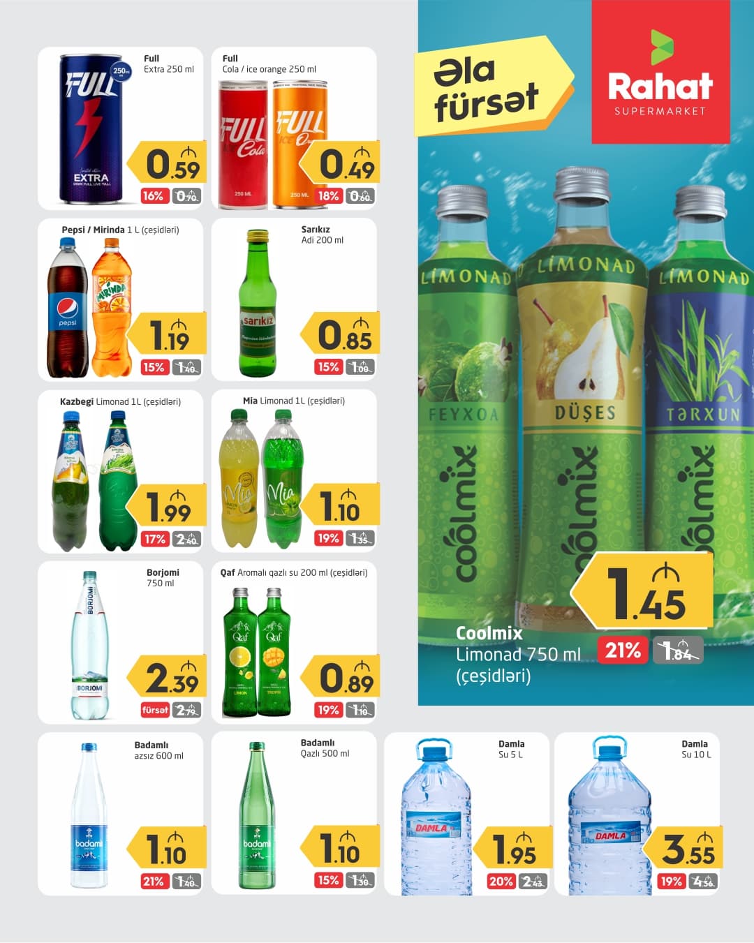 Supermarket sektorunda kampaniya dalğası: “Rahat” qiymətləri endirdi - Şəkil 8