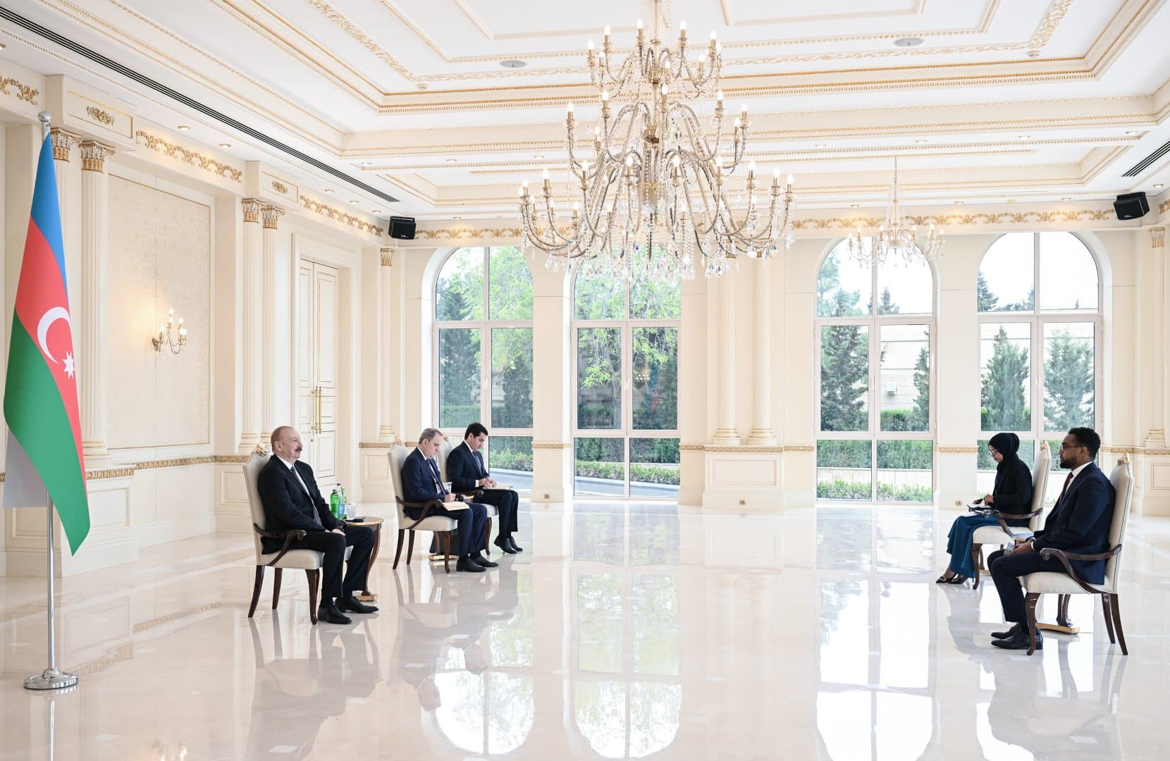Prezident İlham Əliyev Somalinin Azərbaycana yeni təyin olunmuş səfirini qəbul edib - Şəkil 3