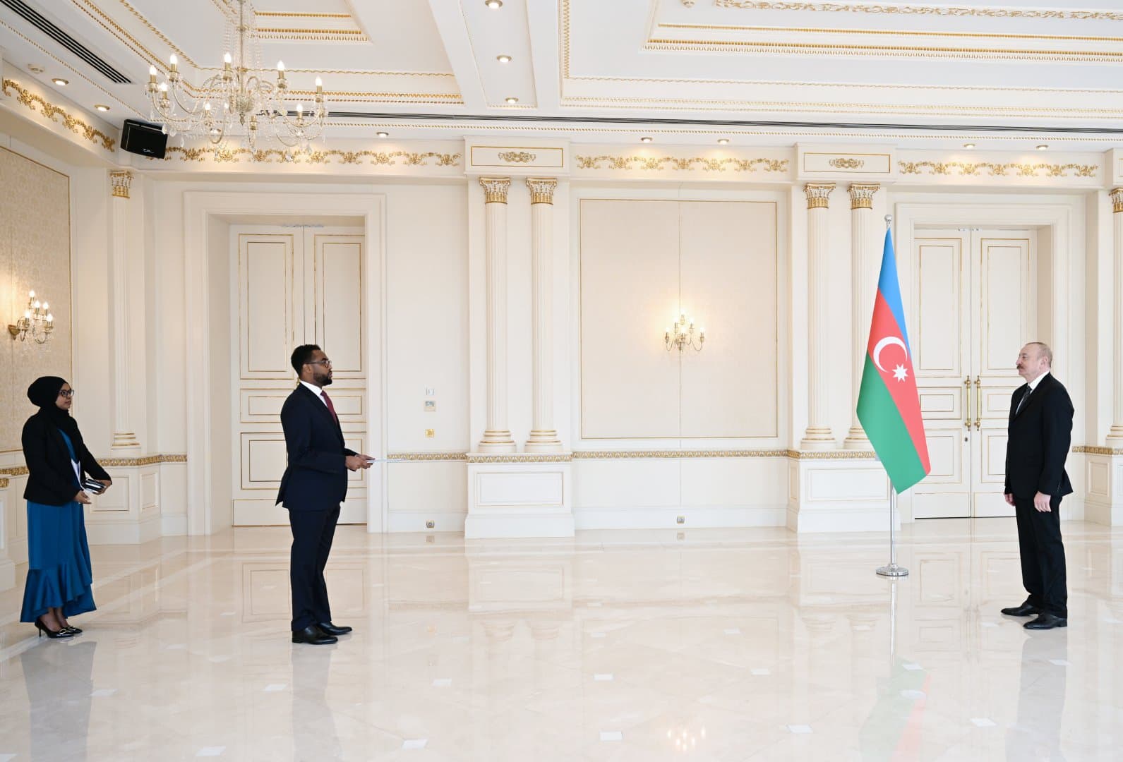 Prezident İlham Əliyev Somalinin Azərbaycana yeni təyin olunmuş səfirini qəbul edib - Şəkil 7