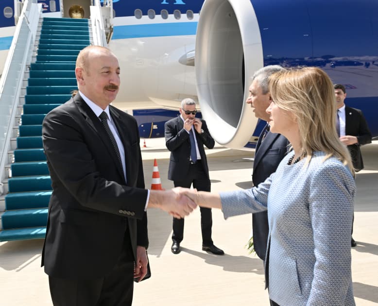 Prezident İlham Əliyev Antalya Diplomatiya Forumunda iştirak etmək üçün Türkiyəyə səfər edib - Şəkil 7