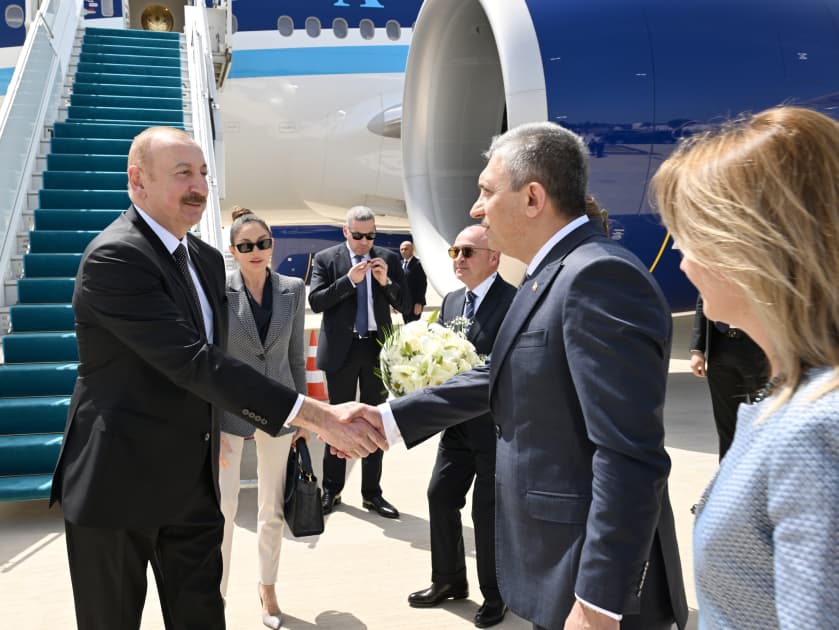 Prezident İlham Əliyev Antalya Diplomatiya Forumunda iştirak etmək üçün Türkiyəyə səfər edib - Şəkil 8