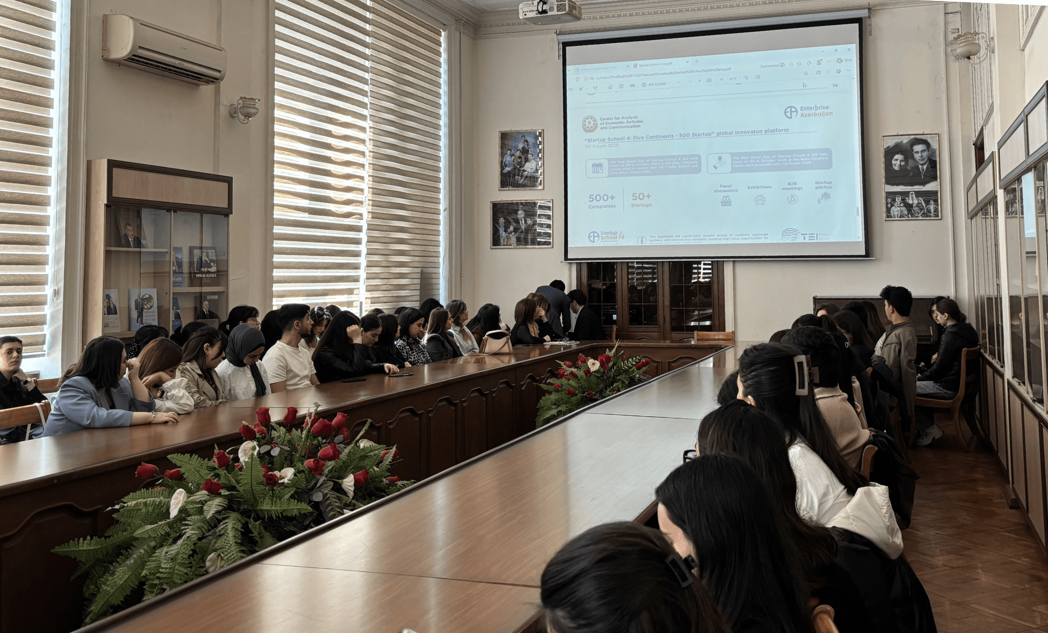 “Enterprise Azerbaijan” portalı ADPU-da “Startup School 4” layihəsini təqdim etdi