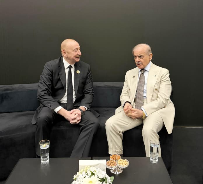 Prezident İlham Əliyev Antalya Diplomatiya Forumu çərçivəsində Pakistanın Baş naziri ilə görüşüb - Şəkil 3