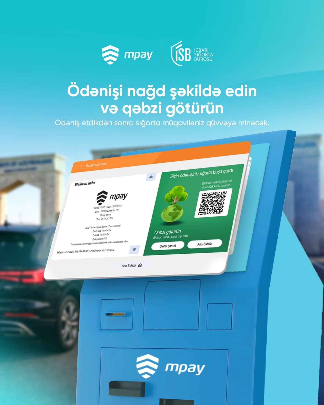 Sərhəd sığortası müqavilələrinin rəsmiləşdirilməsi imkanları genişləndirilib - Şəkil 3