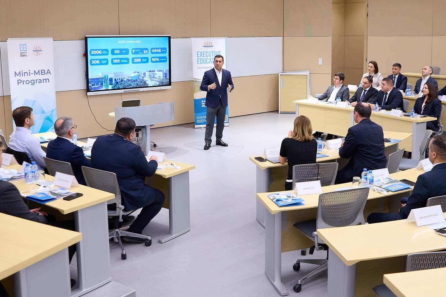 Bank of Baku üçün ADA Universitetində II mini MBA proqramı başlayıb - Şəkil 1