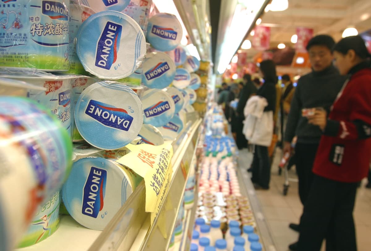 Danone-un rüblük gəliri azalsa da, müqayisəli satışlar artıb