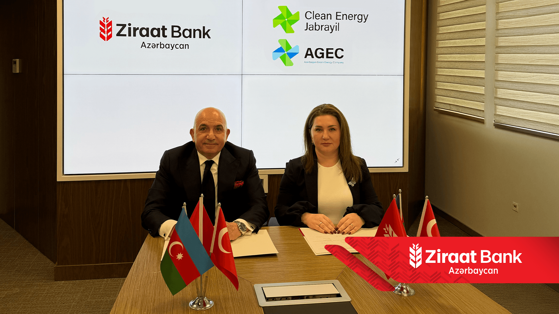 Ziraat Bank Azərbaycan bərpa olunan yaşıl enerji sahəsində iri layihə maliyyələşdirilməsini həyata keçirir - Şəkil 1