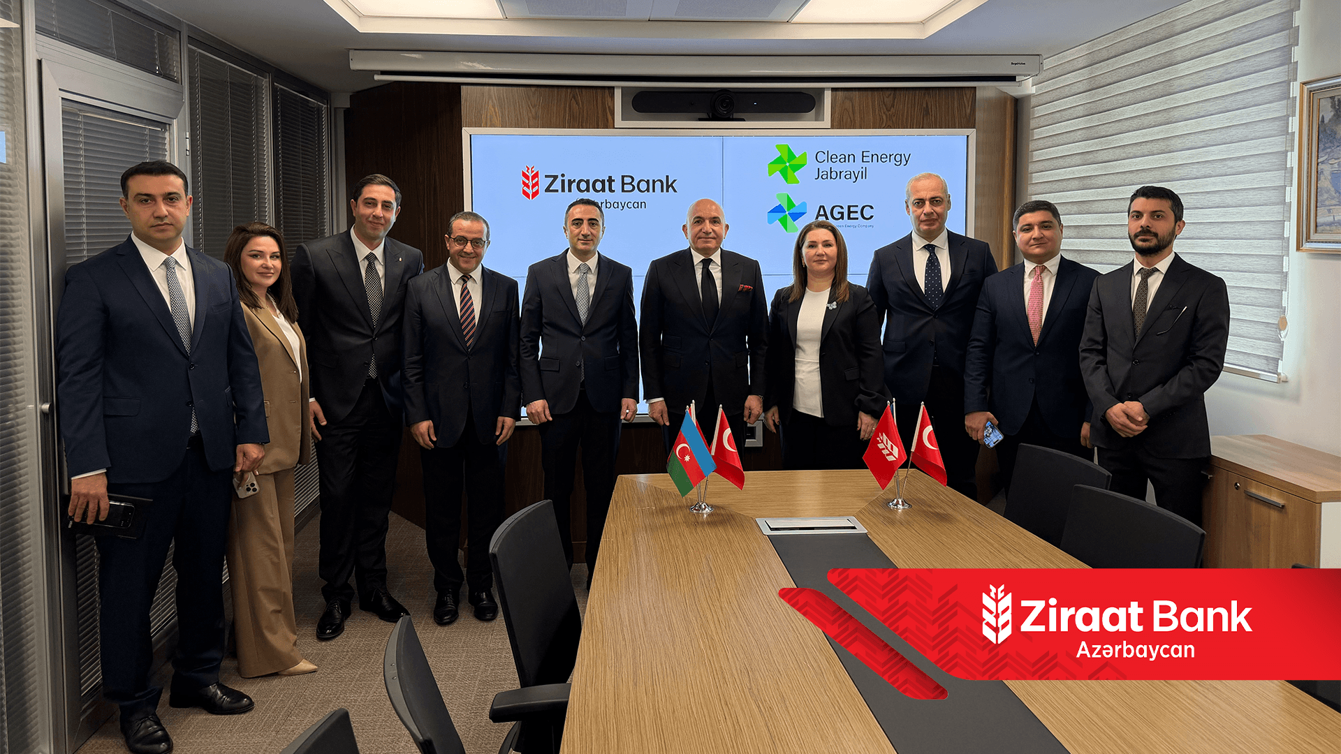 Ziraat Bank Azərbaycan bərpa olunan yaşıl enerji sahəsində iri layihə maliyyələşdirilməsini həyata keçirir