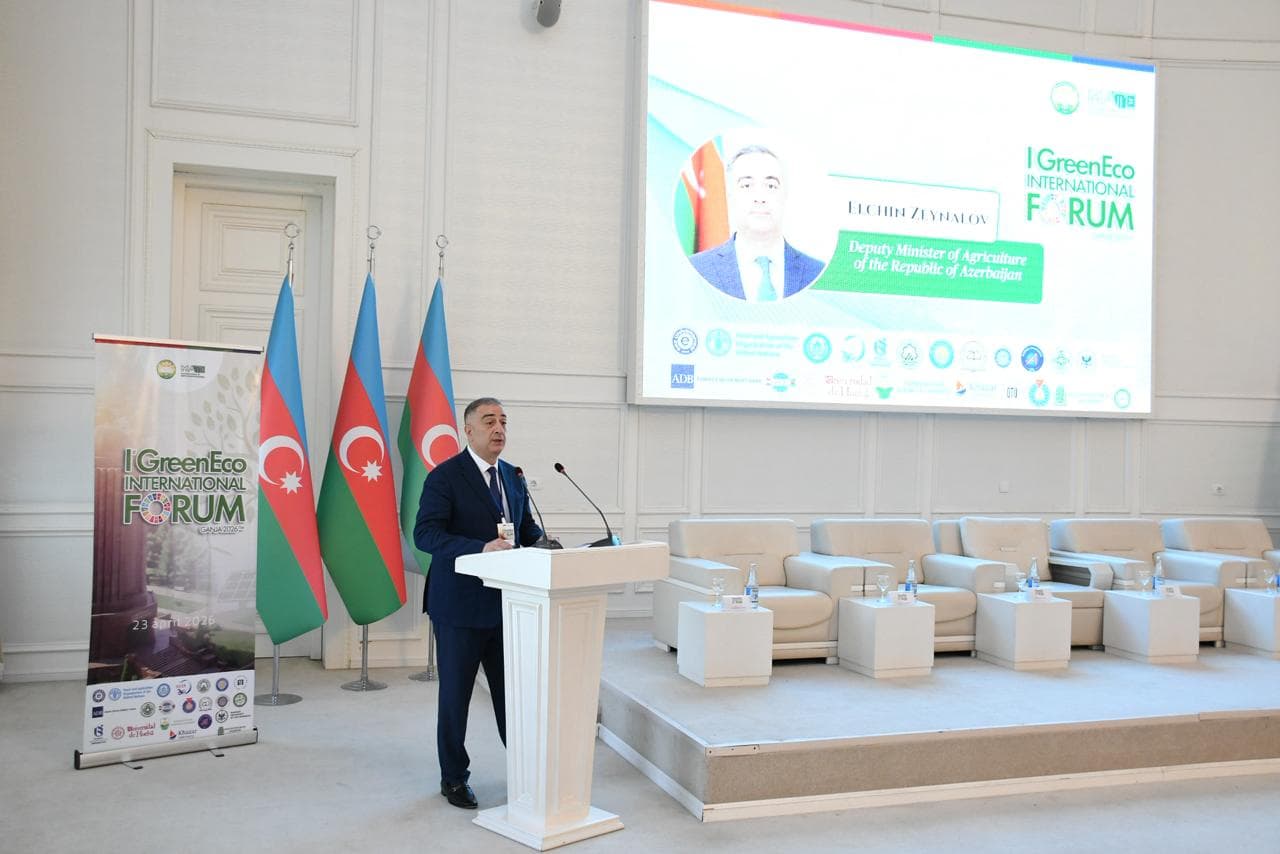 ADAU-da “I Yaşıl İqtisadiyyat” Beynəlxalq Forumu keçirilib - Şəkil 5