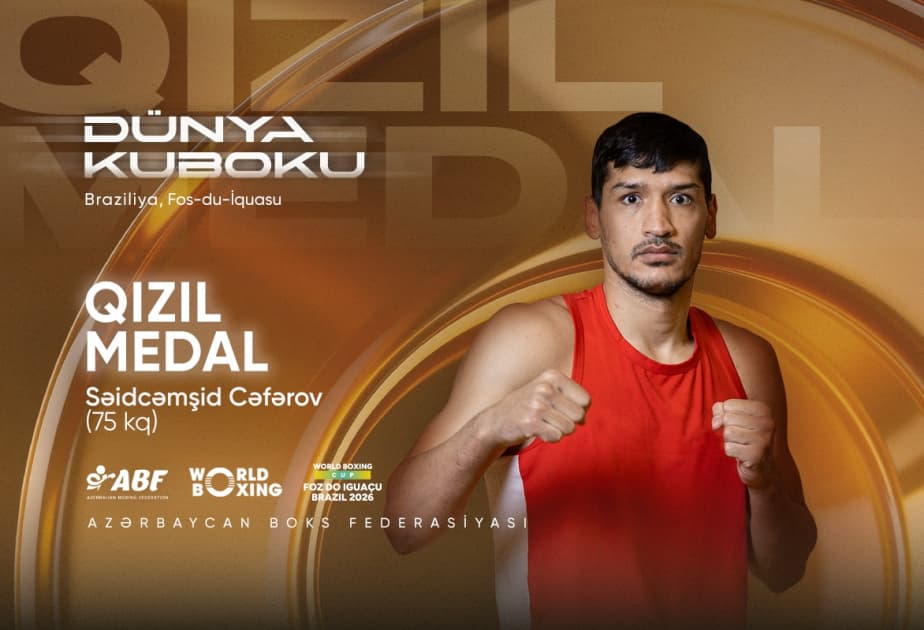 Dünya Kuboku: Azərbaycan boksçusu qızıl medal qazanıb