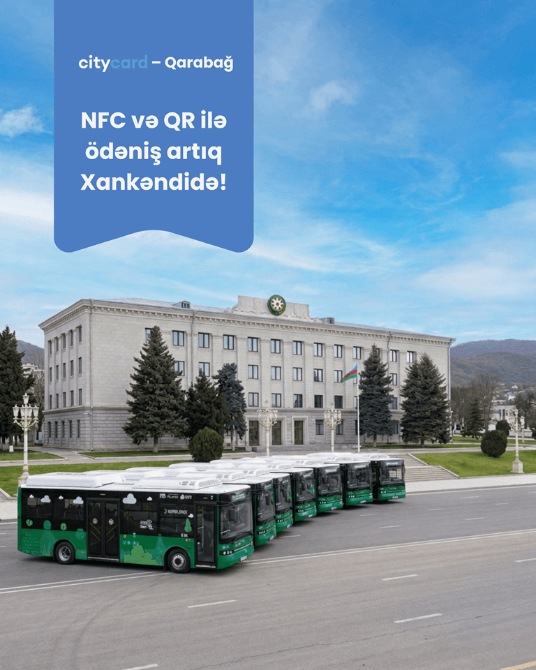 Xankəndidə ictimai nəqliyyatda rəqəmsal ödəniş sistemi tətbiq olunub - Şəkil 2