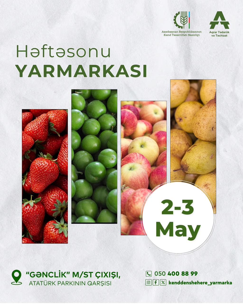 Bakıda “Kənddən Şəhərə” həftəsonu yarmarkası təşkil olunacaq - Şəkil 1