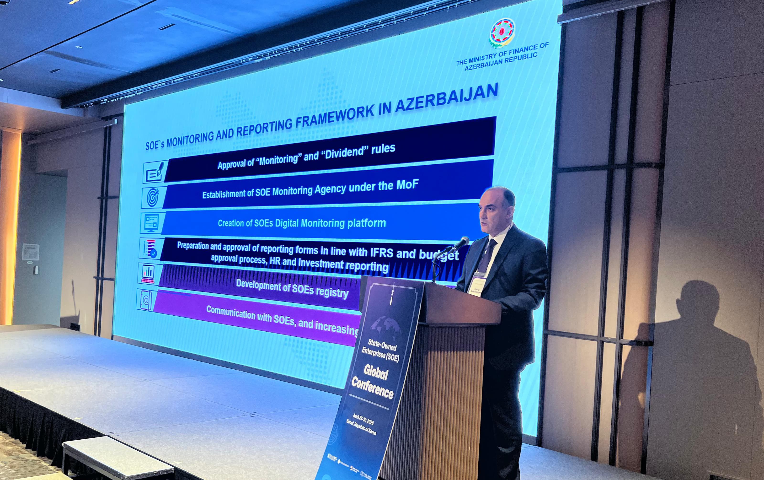 Seul konfransı: Azərbaycan dövlət maliyyə idarəetməsində yeni yanaşmaları təqdim edib - Şəkil 1