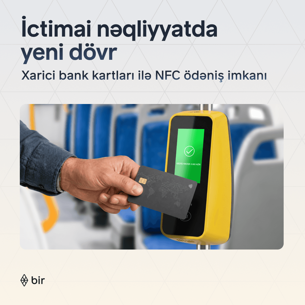 Bir ekositemi ictimai nəqliyyatda xarici kartlar üçün NFC ödənişlərini aktivləşdirdi - Şəkil 1