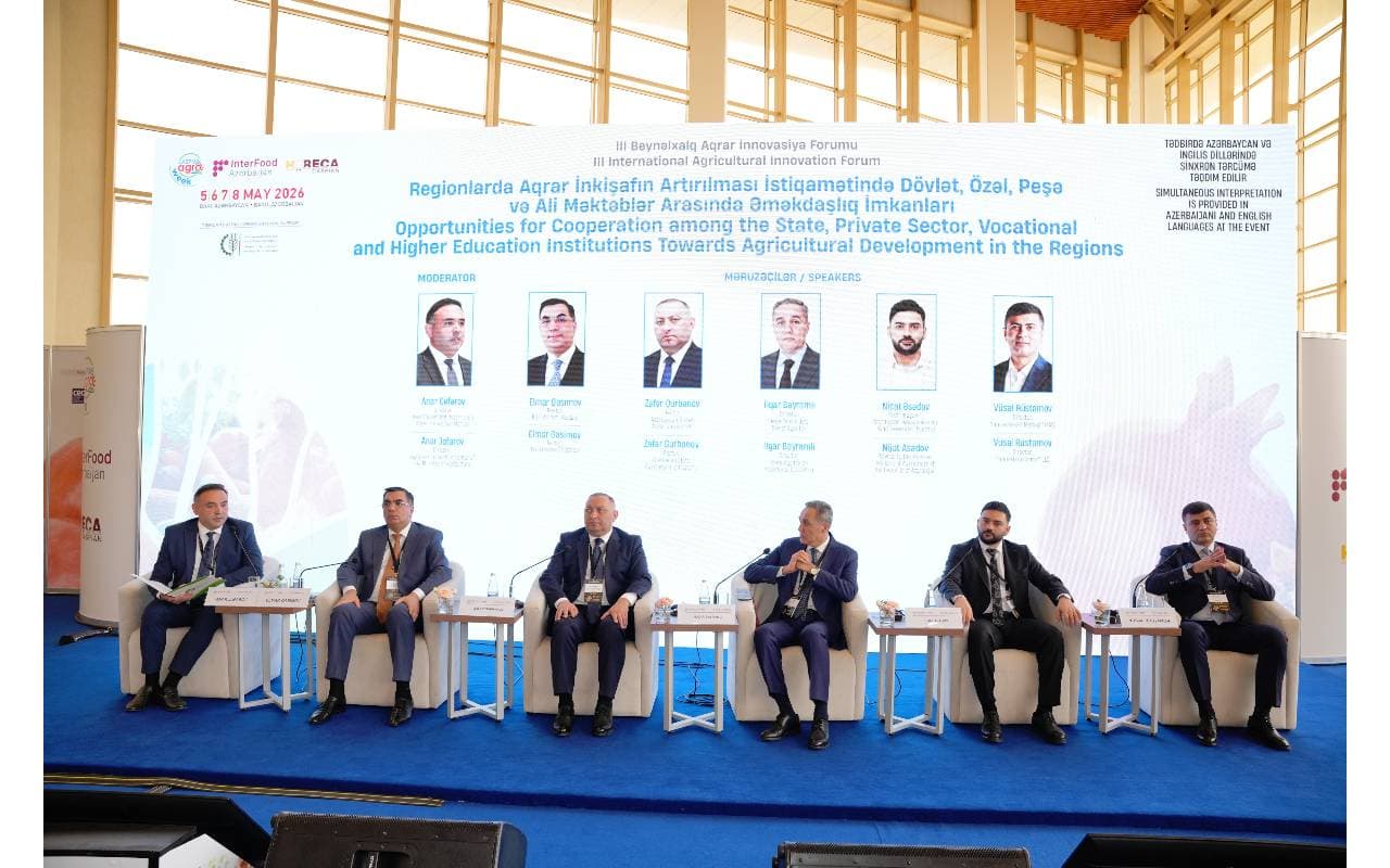 “Caspian Agro Week” Çərçivəsində III Beynəlxalq Aqrar İnnovasiya Forumu Keçirilib